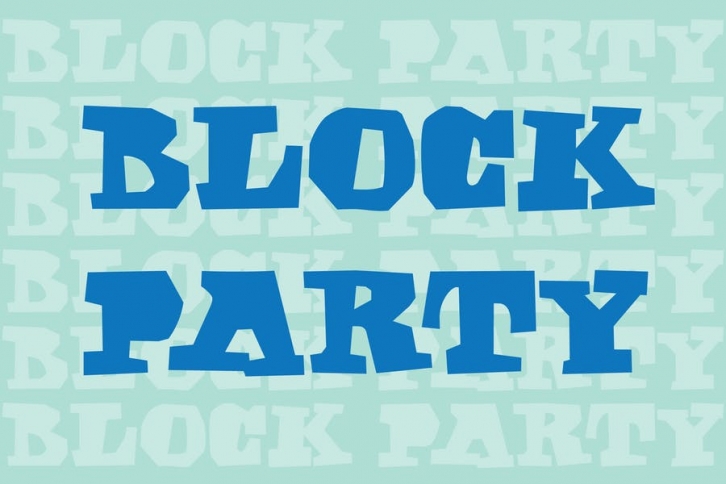 Block Party Font Download
