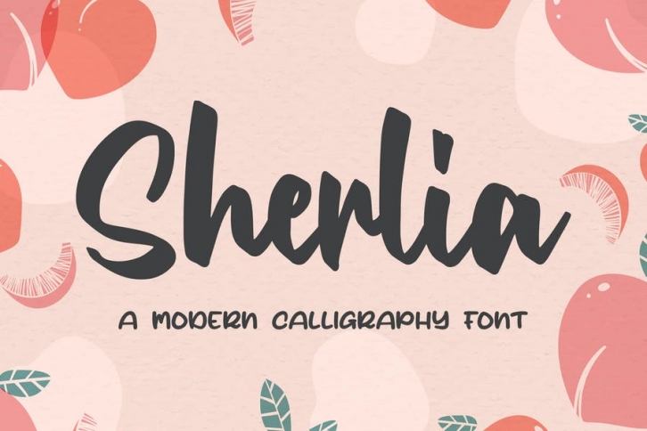 Sherlia - a Modern Calligraphy Font Font Download