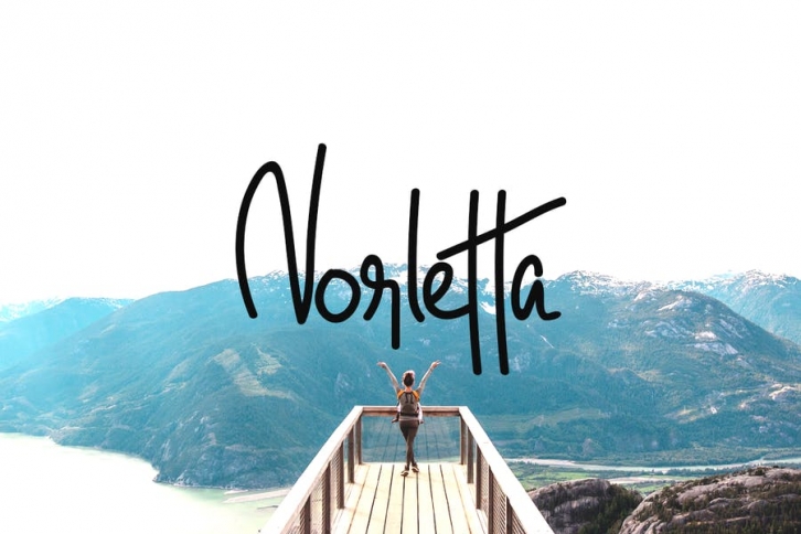 Norletta - Beautiful Handwritten / Luxury Font Font Download