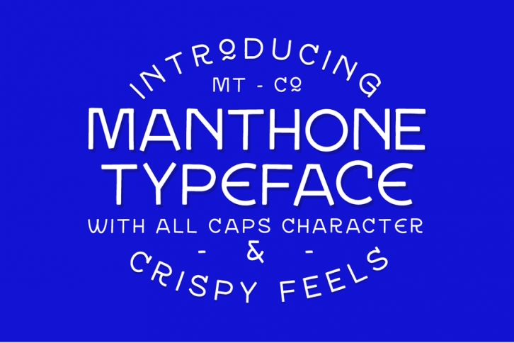 Manthone Typeface Font Download
