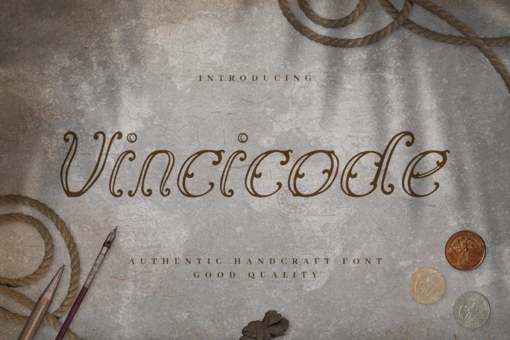 Vincicode - Elegant Vintage Script Font Download