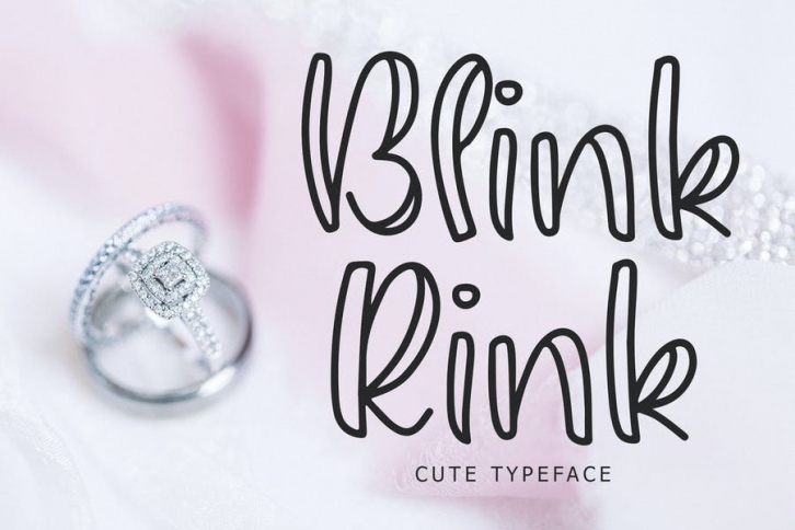 Blink Rink Cute Typeface Font Download