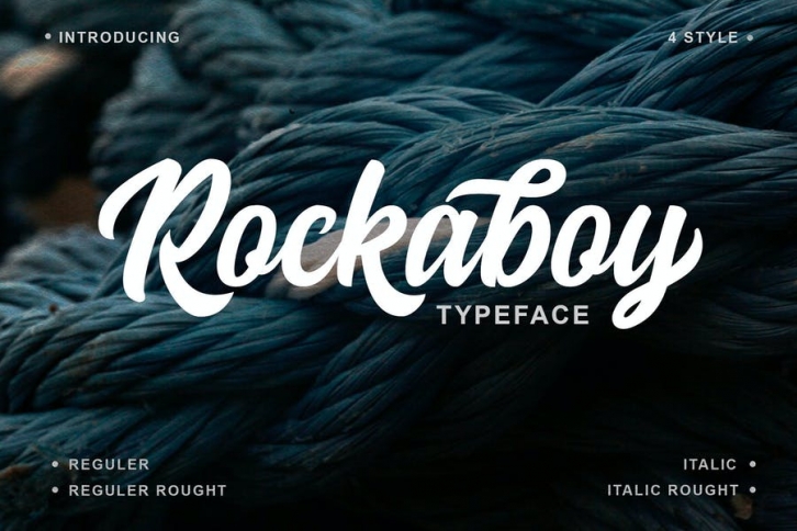 Rockaboy 4 Style Font Font Download