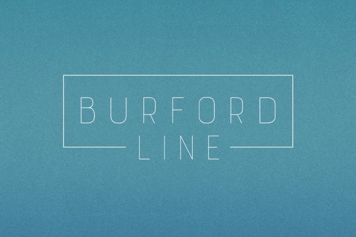 Burford Line Font Download