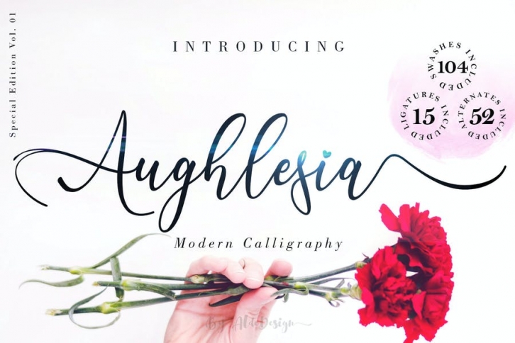 Aughlesia \ Modern Calligraphy Font Download