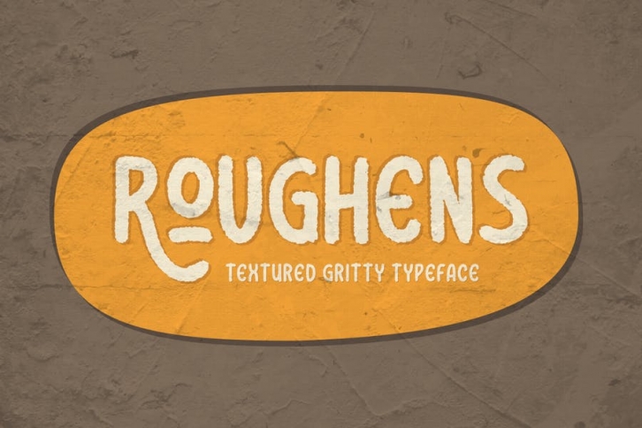 Roughens Typeface Font Download
