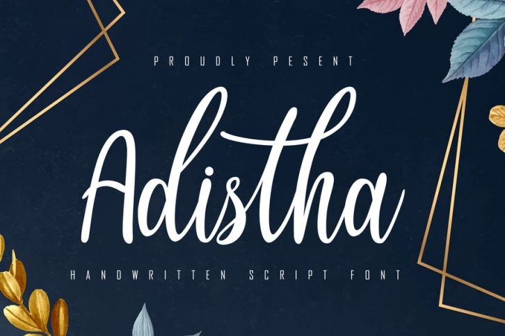 Adistha Handwritten Script Font Download