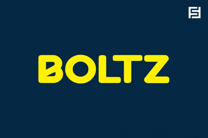 BOLTZ - Unique & Fresh Display / Logo Typeface Font Download