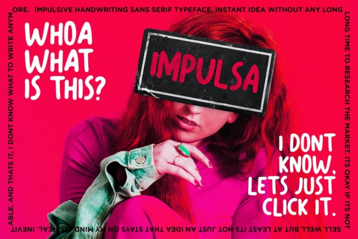 Impulsa - Handwritten Bold Font Download