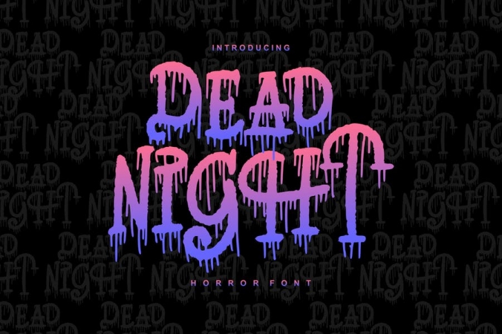 Dead Night | Horror Font Font Download