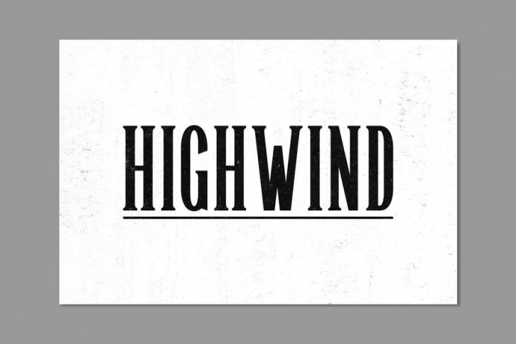 Highwind Font Download