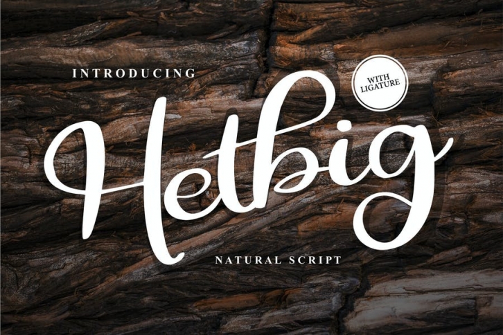 Hetbig | Natural Script Font Font Download