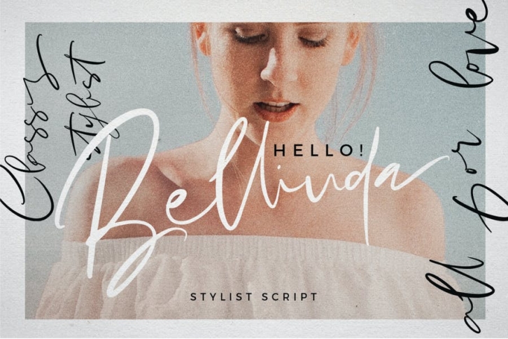 Hello Bellinda - Signature Wedding Script Font Font Download