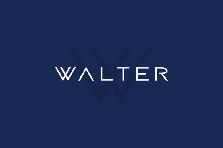 WALTER - Modern / Techno / Sci-Fi Typeface Font Download