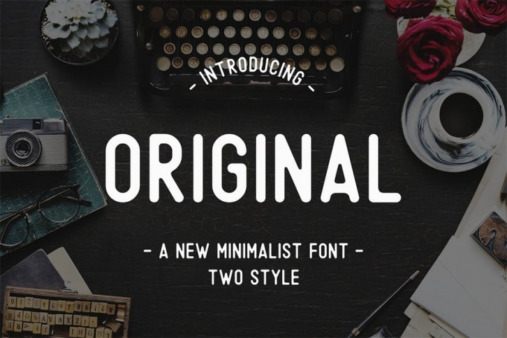 Original - A Minimalist Font Font Download