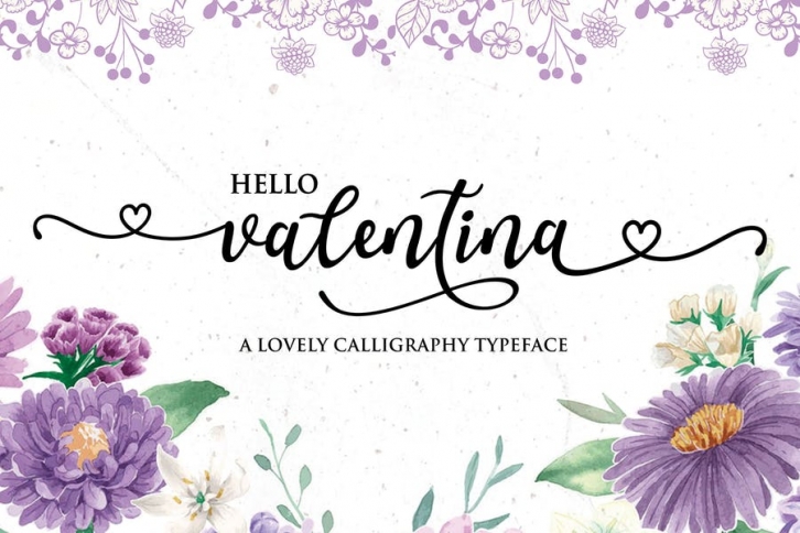 Valentina - Calligraphy Typeface Font Download