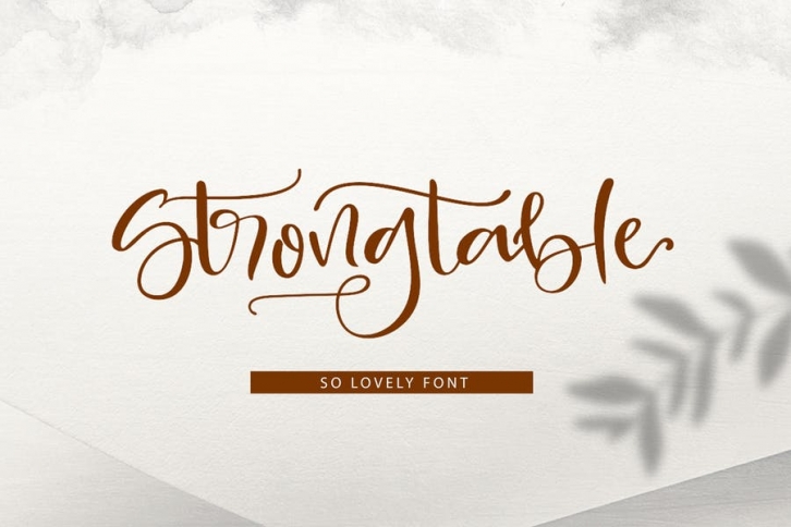 Strong table Font Download
