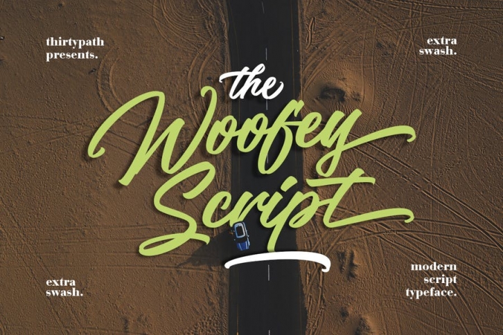 The Woofey Script Typeface Font Download