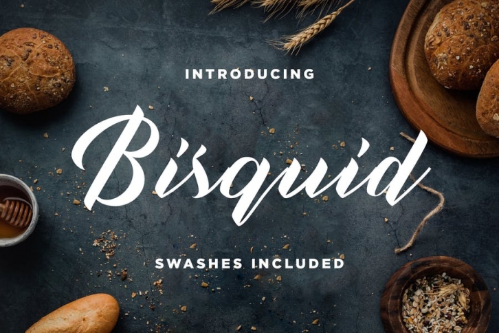 Bisquid Typeface Font Download