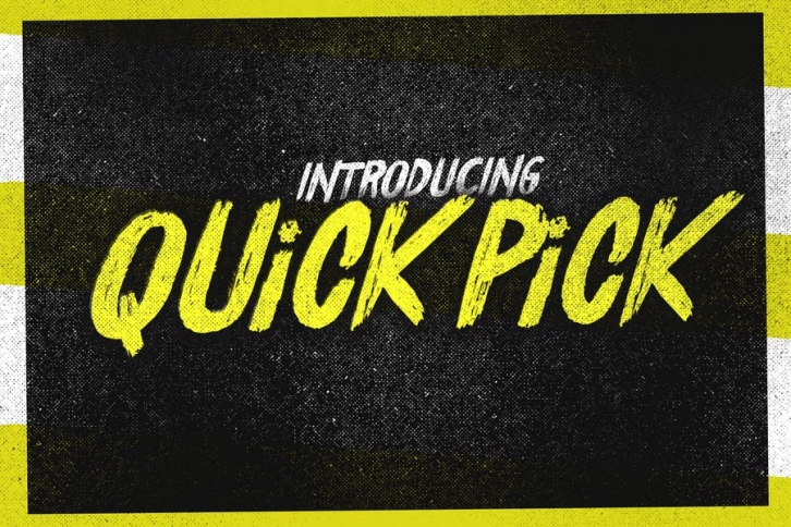 Quick Pick Font Font Download