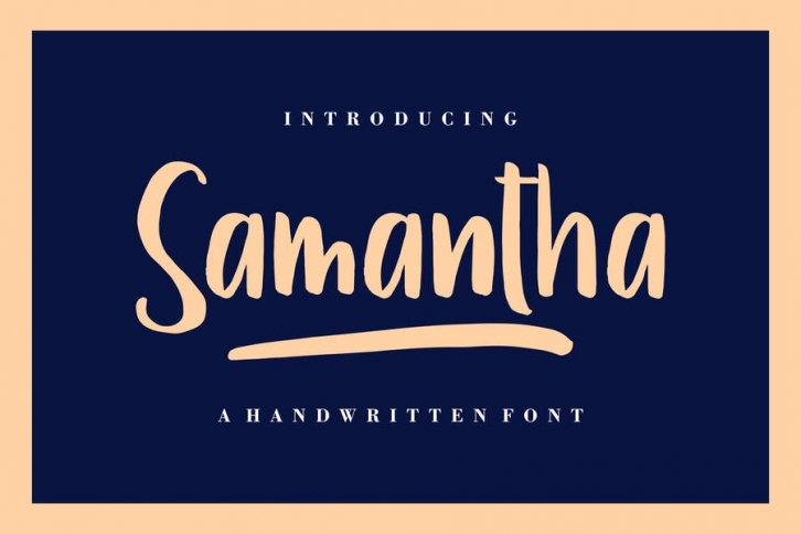 Samantha G - Script Font Font Download