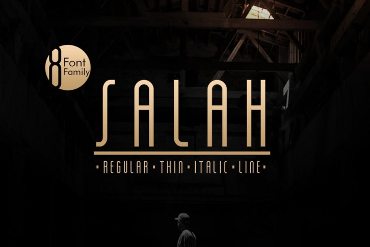 Salah Sans Serif 8 Font Family Font Download