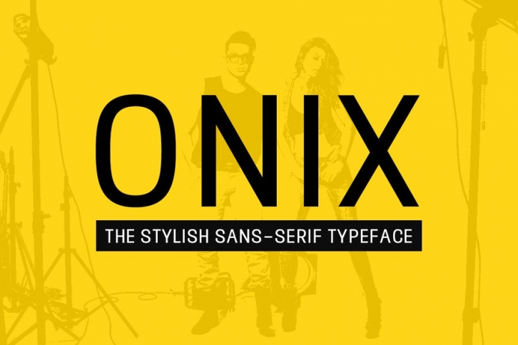 ONIX - Stylish Sans-Serif / Display Typeface Font Download
