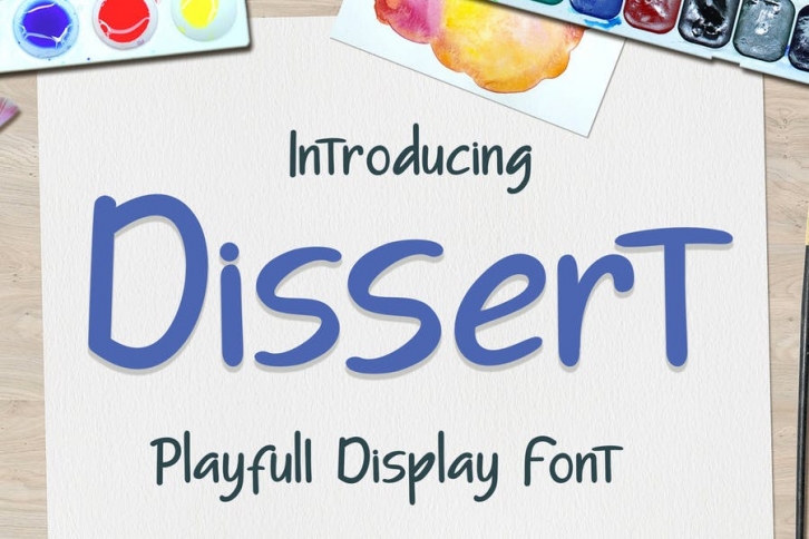 Dissert Playfull Display Font Font Download