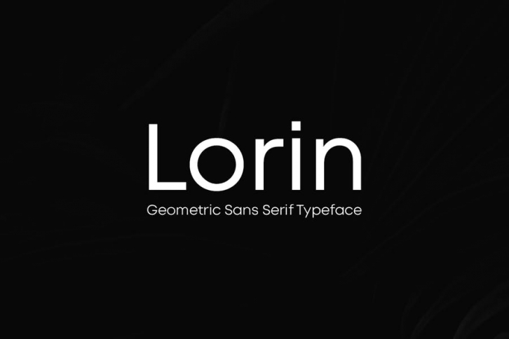 LORIN - Modern Geometric Typeface + Web Fonts Font Download