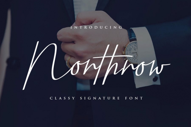 Northrow Yp - Handwriting Font Font Download