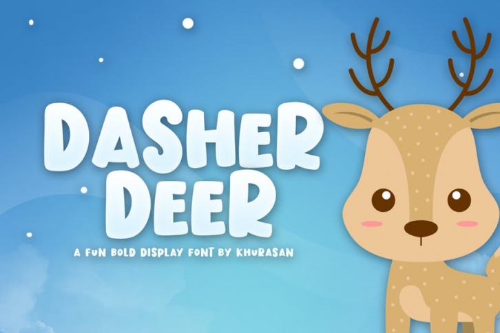 Dasher Deer Font Font Download