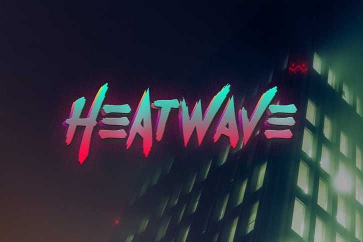 Heatwave Typeface Font Download