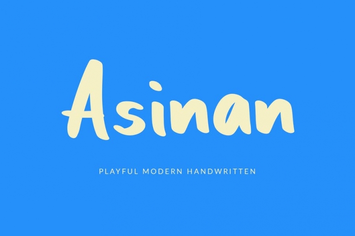 Asinan Playful Handwritten Font Font Download