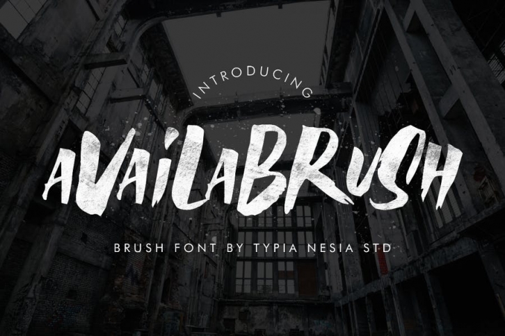 AvailaBrush Brush Font Font Download