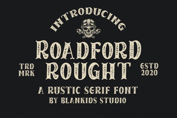 Roadford Rought - Rustic Serif Font Font Download
