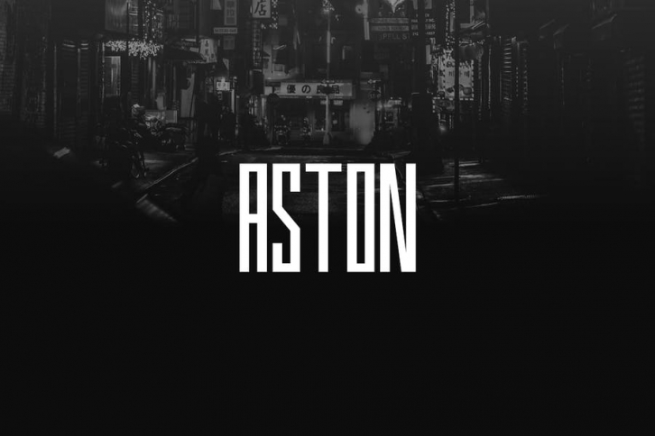 ASTON - Urban Display / Headline / Logo Typeface Font Download