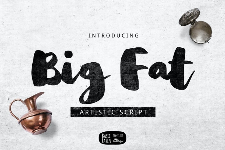 Big Fat Brush Font Font Download