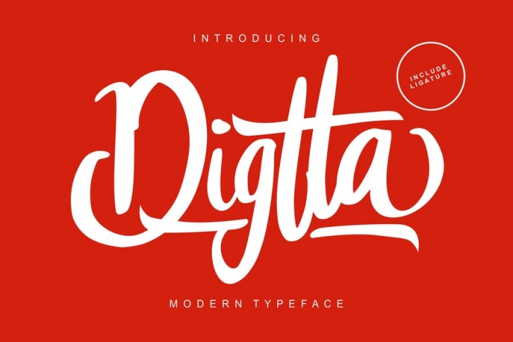 Digtta Modern TypeFace Font Download