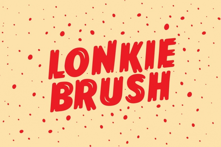 Lonkie Brush Font Download