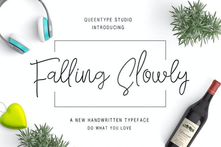 Falling Slowly Font Download