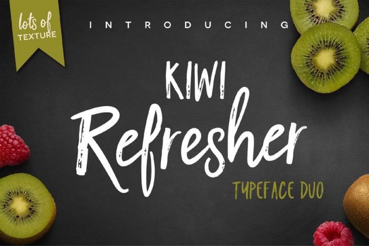 Kiwi Refresher Font Duo Font Download