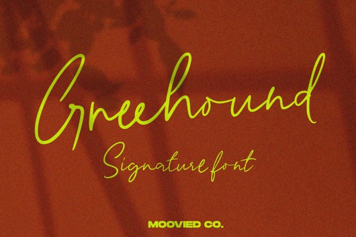 Greenhound Signature Font Font Download