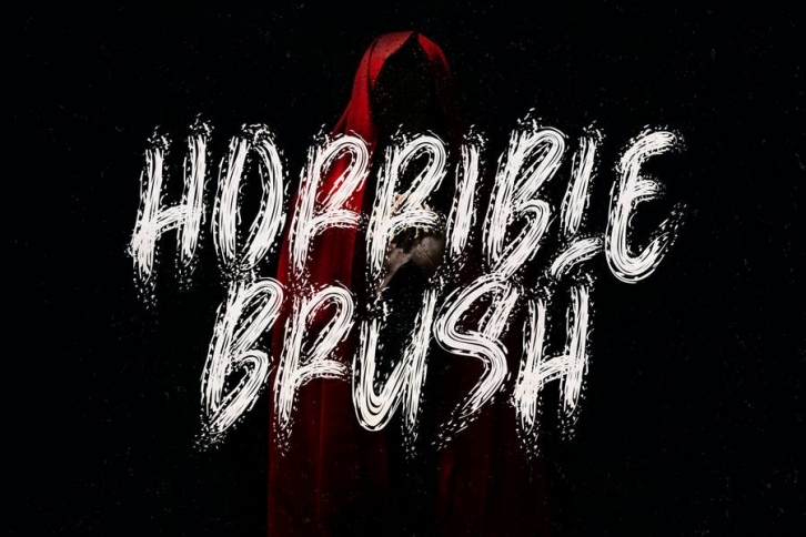 Horrible Brush - Horror Font Font Download