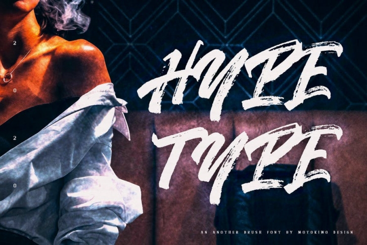 Hypetype - Painted Brush Font Font Download