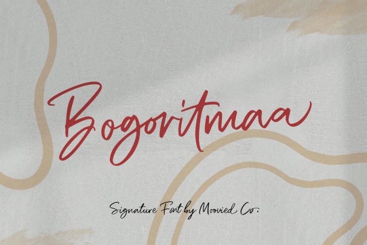Bogoritmaa Signature Font Download