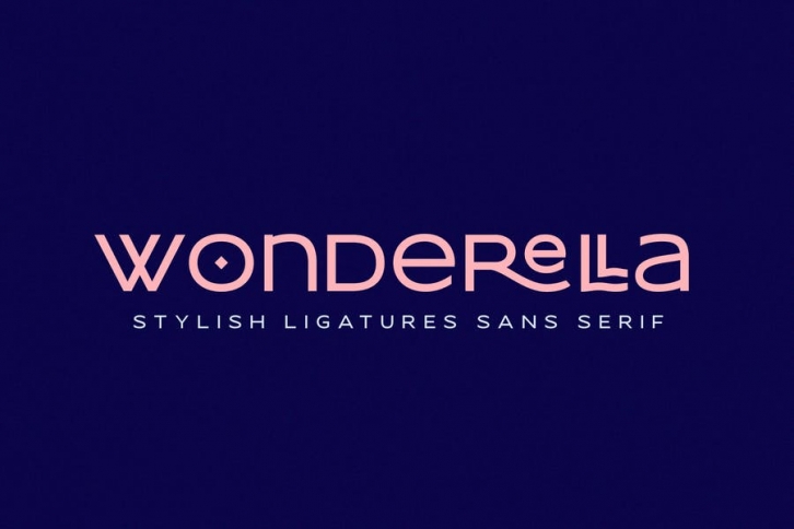 Wonderella - Stylish Ligatures Sans Font Download