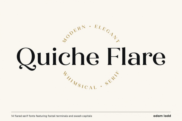 Quiche Flare Font Family Font Download