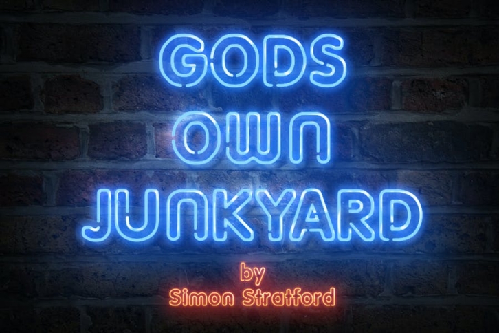 Gods own junkyard Font Download
