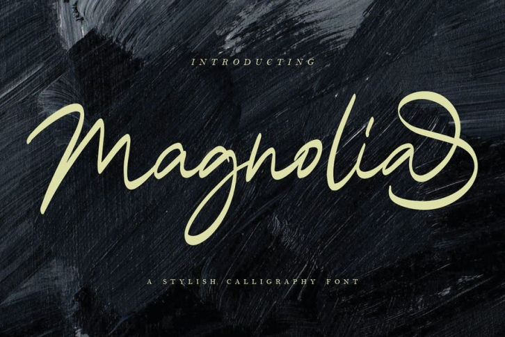 Magnolia Calligraphy Font MS Font Download