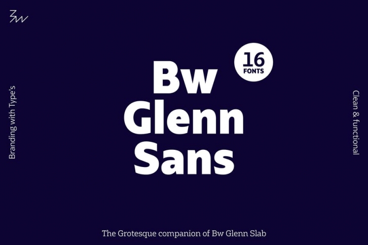 Bw Glenn Sans font family Font Download